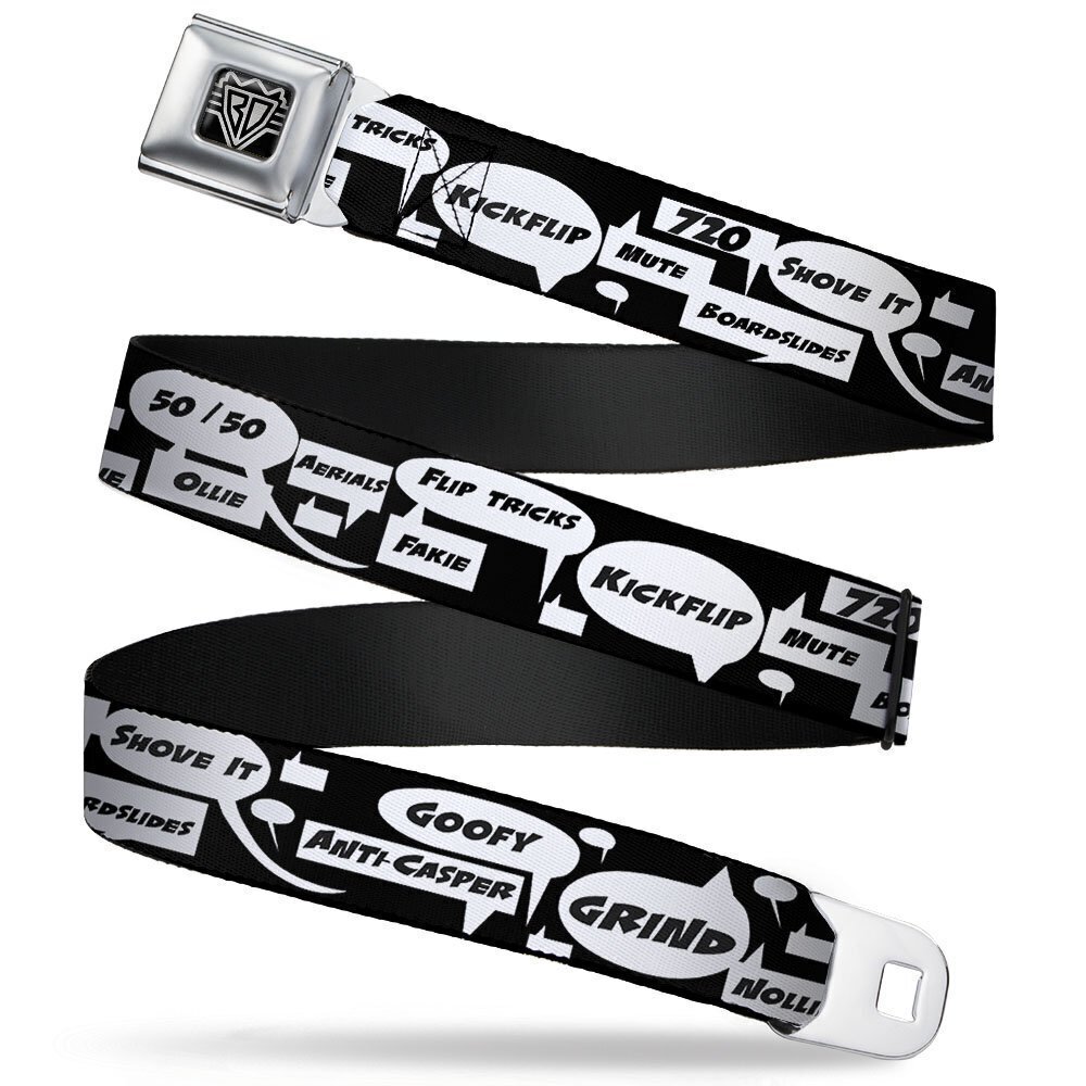 8228 Seatbelt Belt - Skater Bubbles - 1.0" Wide - 20-36 Inches in Length